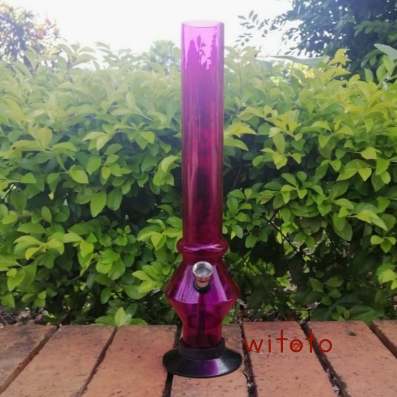 BONG ACRILICO GRANDE MORADO 4